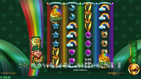 777 Rainbow Respins (Crazy Tooth Studio) Slot Review & Demo.